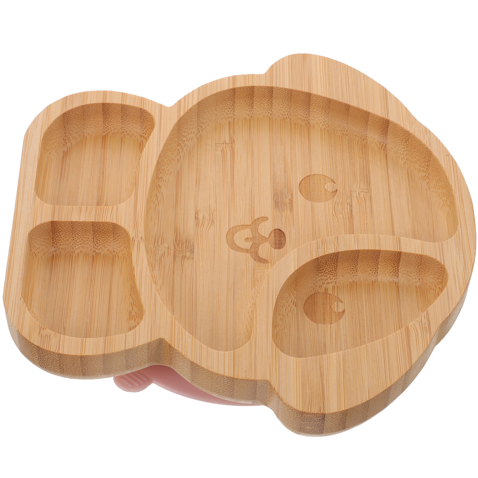 Baby Food Dinner - Divided Plate Wood Baby Food Tray