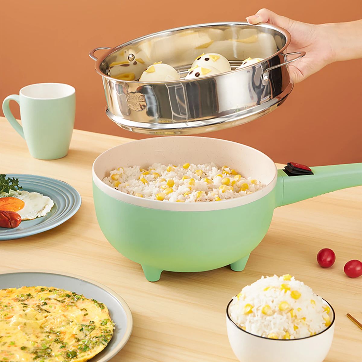 Baby Rice Food - ARIER 24V 220V Multi-Function Electric Frying