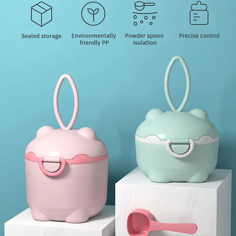 Baby Milk Powder Container Wit - Baby Food Lactogen ulasan dan harga