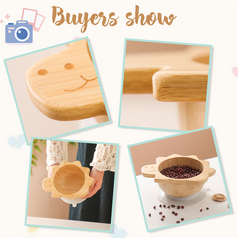Baby Wooden Tableware Set Dino - Baby Food Dinner ulasan dan harga