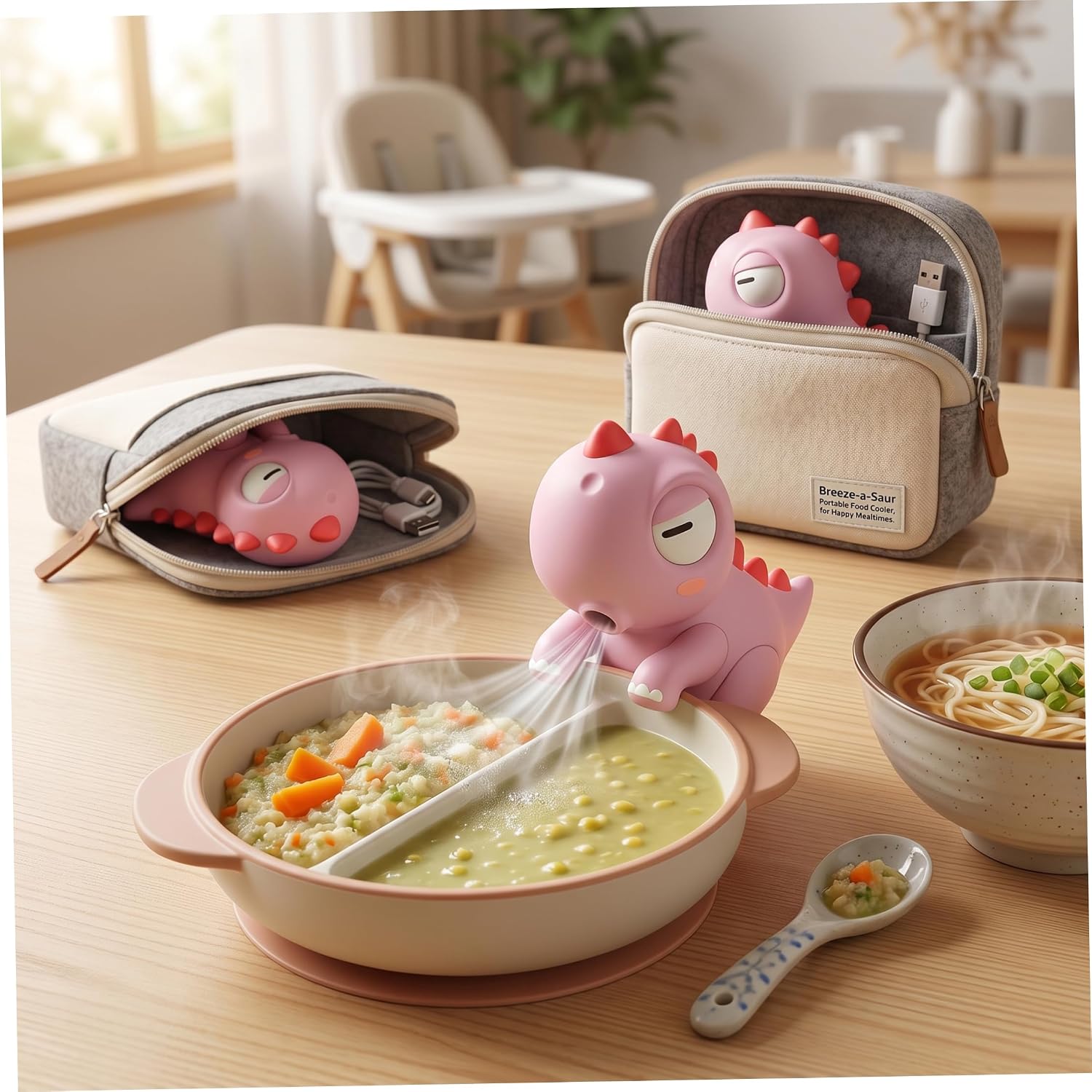 Cute Elephant Mini Fan Baby Fe - Baby Food Dinner ulasan dan harga