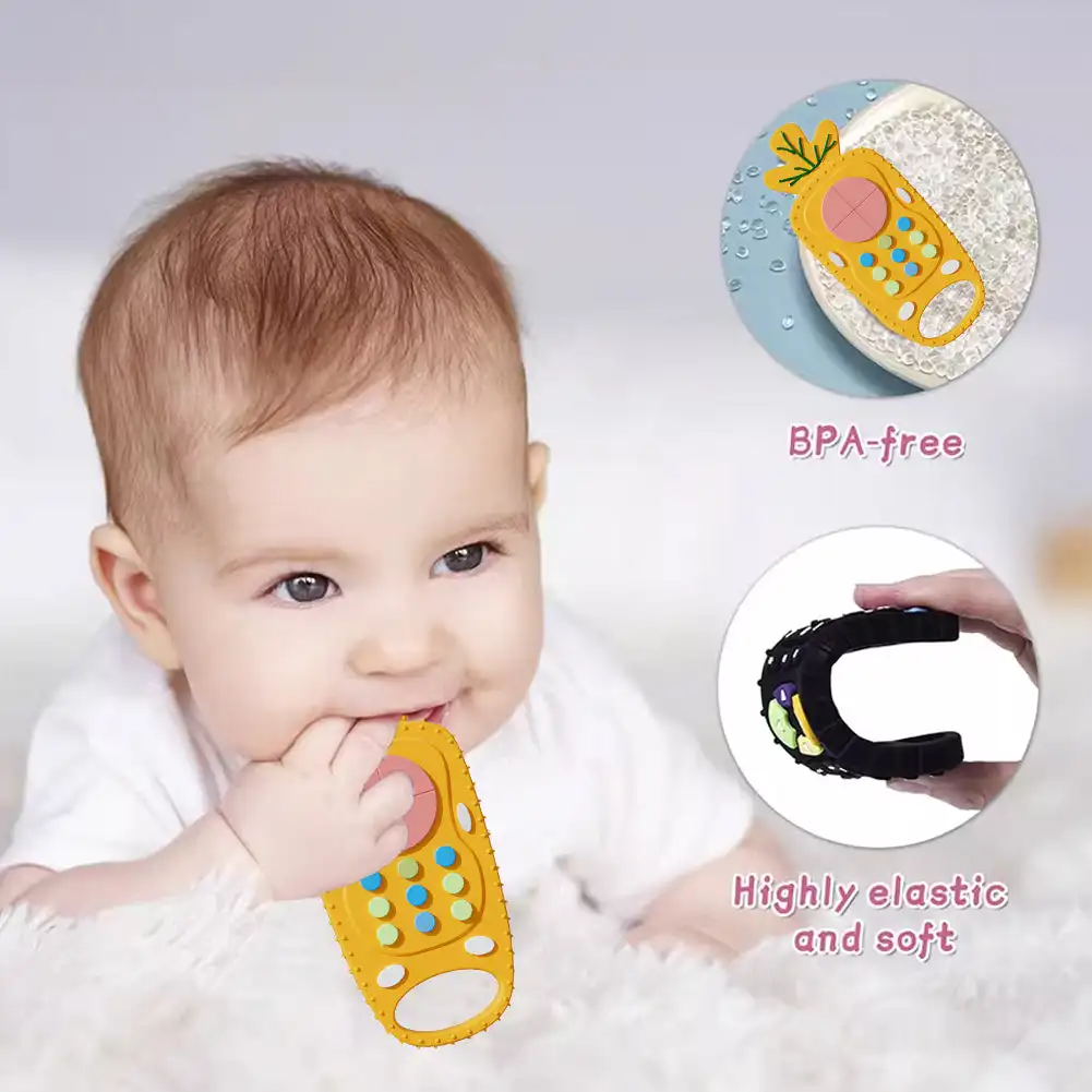 Baby Silicone Teether Toys Rem - Baby Food Teether ulasan dan harga