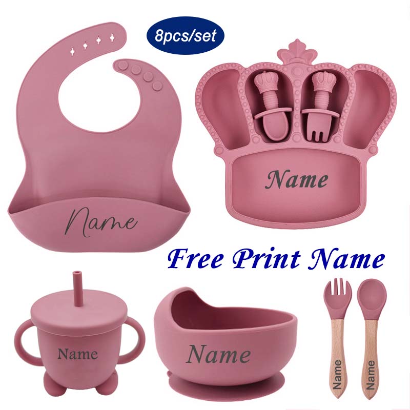 Personalized Name Baby Feeding - Baby Food Dinner ulasan dan harga