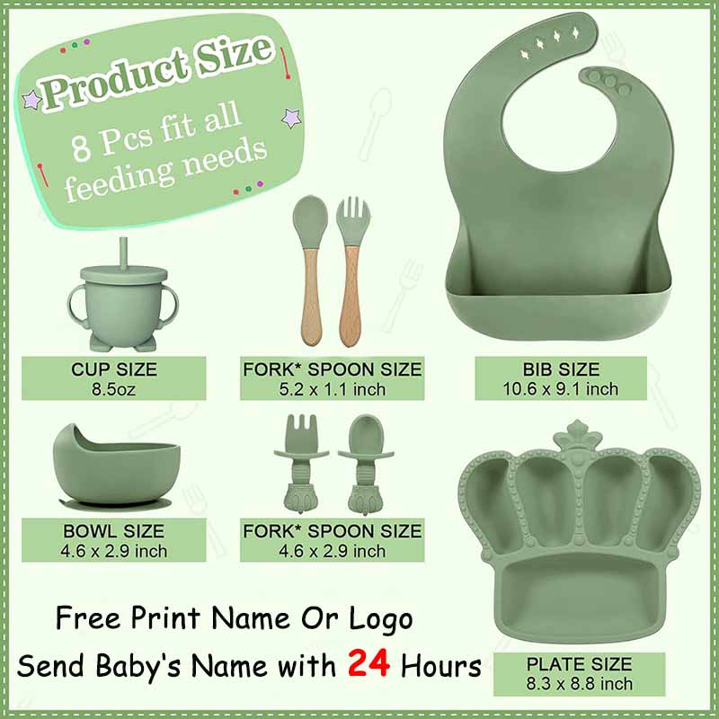 Personalized Name Baby Feeding - Baby Food Dinner ulasan dan harga
