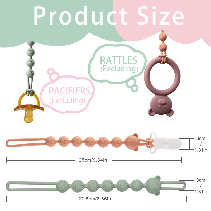 Baby Anti-drop Chain Pacifier  - Baby Food Teether ulasan dan harga