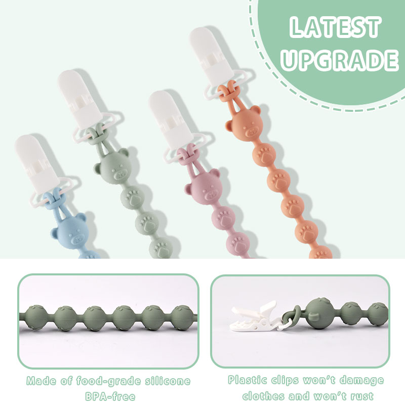 Baby Anti-drop Chain Pacifier  - Baby Food Teether ulasan dan harga