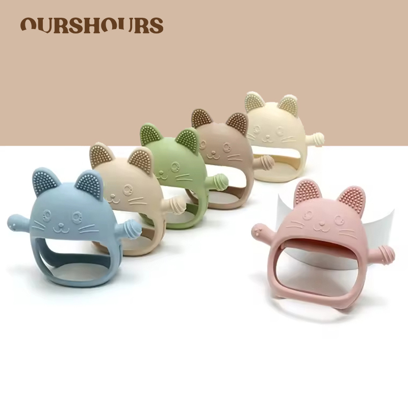 1PC Baby Silicone Teethers Glo - Baby Food Teether ulasan dan harga