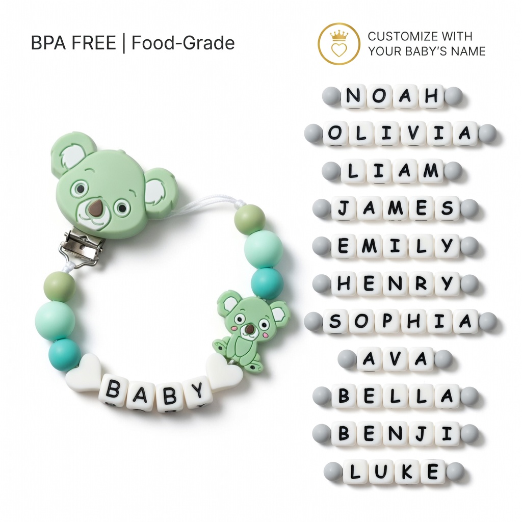Silicone Baby Pacifier Clip Te - Baby Food Teether ulasan dan harga