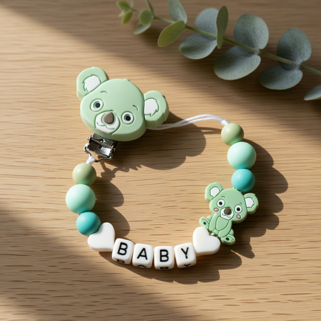 Silicone Baby Pacifier Clip Te - Baby Food Teether ulasan dan harga