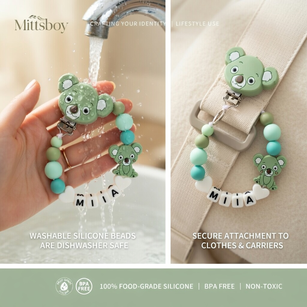 Silicone Baby Pacifier Clip Te - Baby Food Teether ulasan dan harga