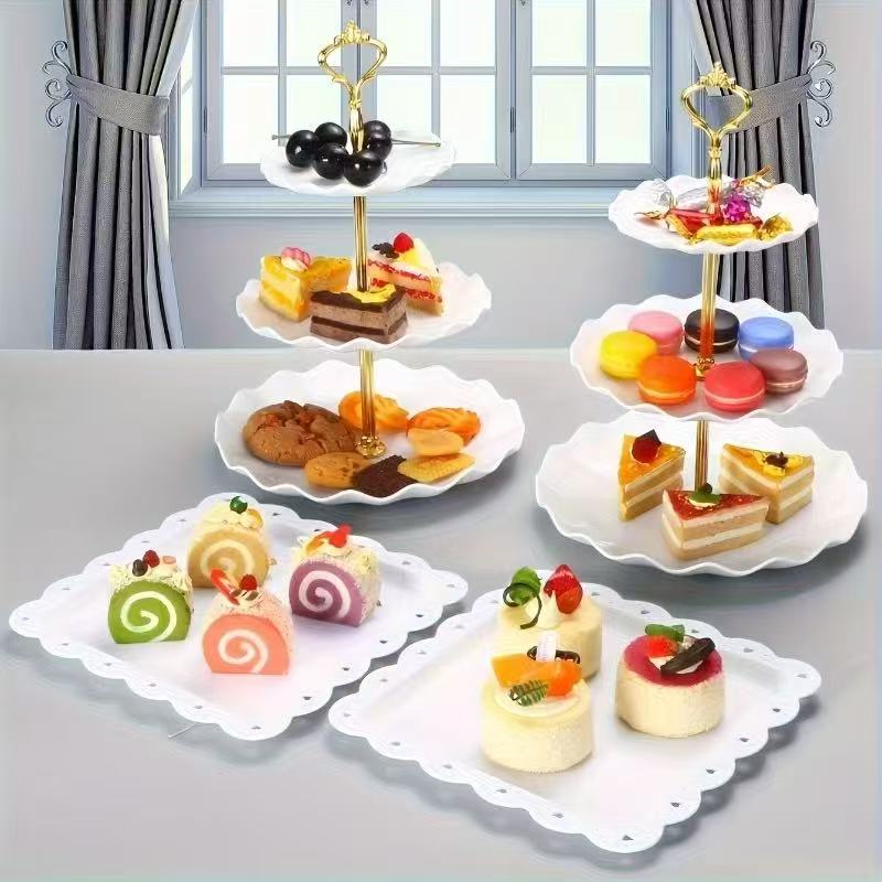 1/3/4/5PCS Decorative Food Tra - Baby Food Dinner ulasan dan harga