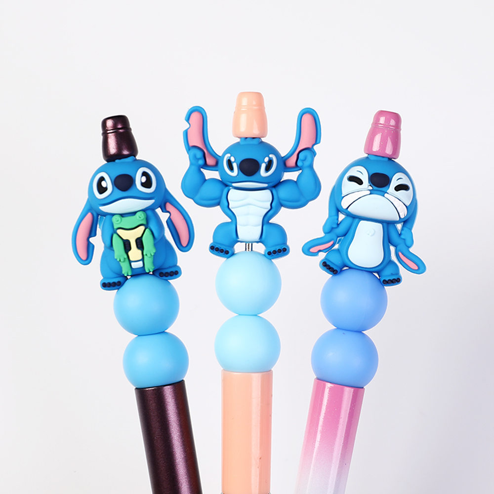 5pcs stitch 3D focal silicone  - Baby Food Teether ulasan dan harga