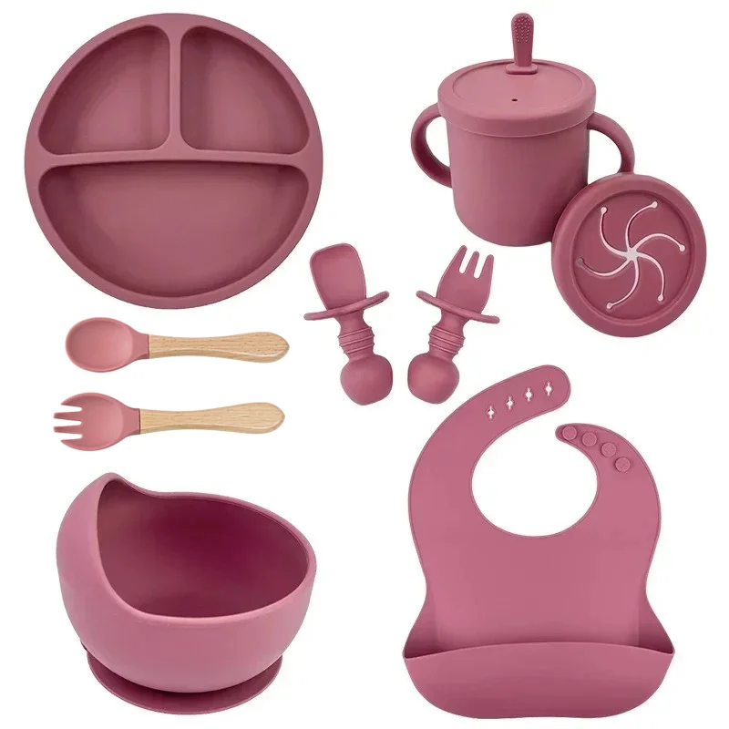 Food Grade Silicone Child Dish - Baby Food Dinner ulasan dan harga