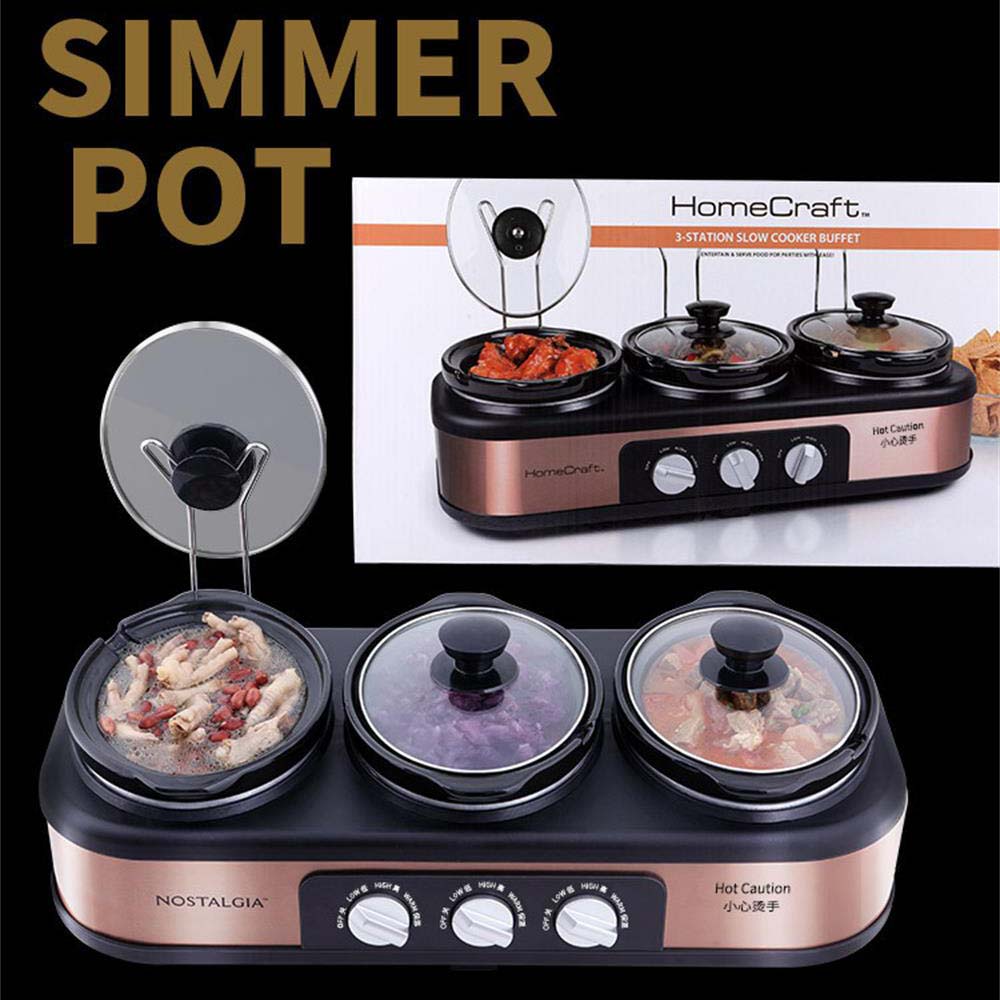 Three Head  Stew Pot Automatic - Baby Rice Food ulasan dan harga