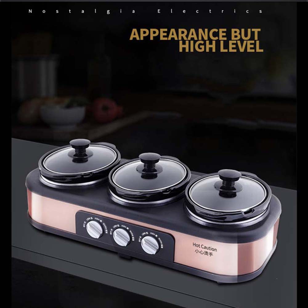 Three Head  Stew Pot Automatic - Baby Rice Food ulasan dan harga