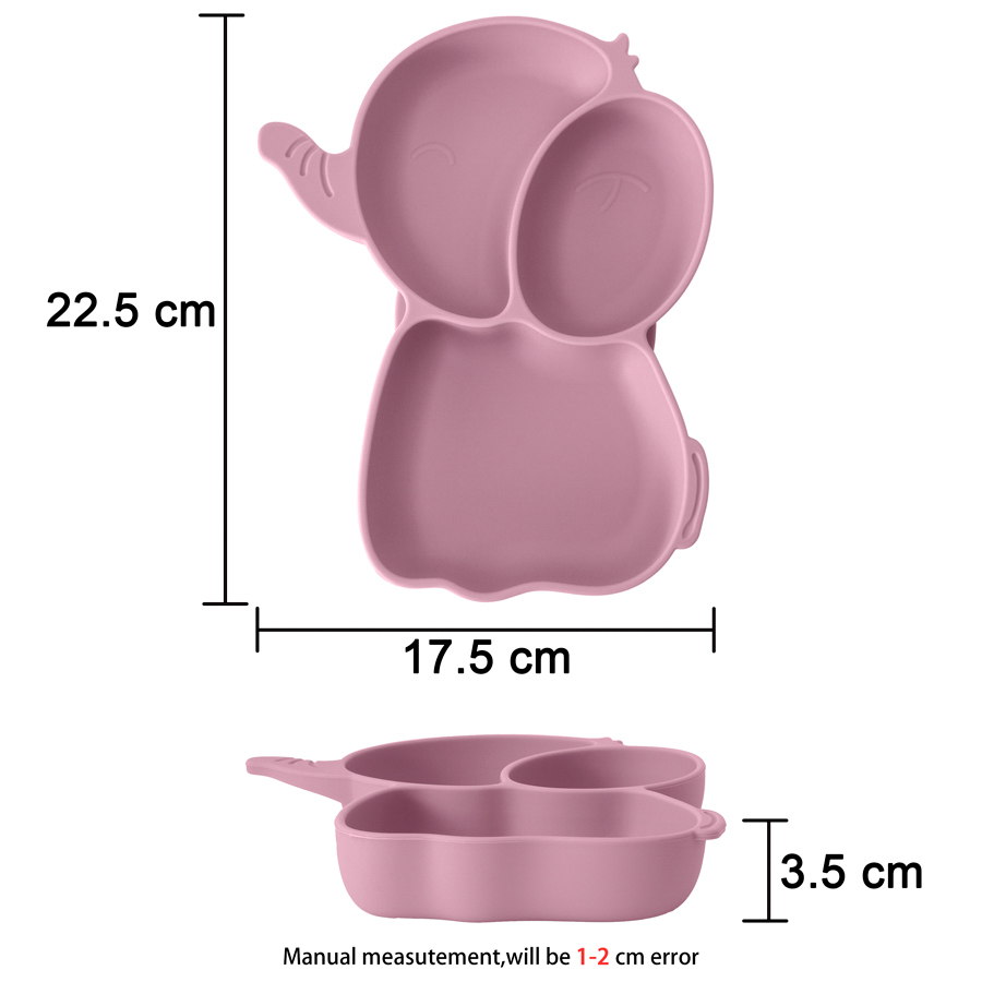 1PCS Baby Silicone Dining Dish - Baby Food Dinner ulasan dan harga