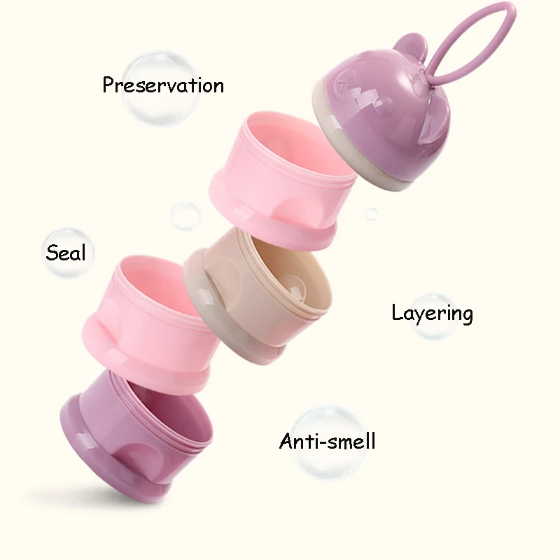 3 / 4 Layers Bear Style Portab - Baby Food Lactogen ulasan dan harga