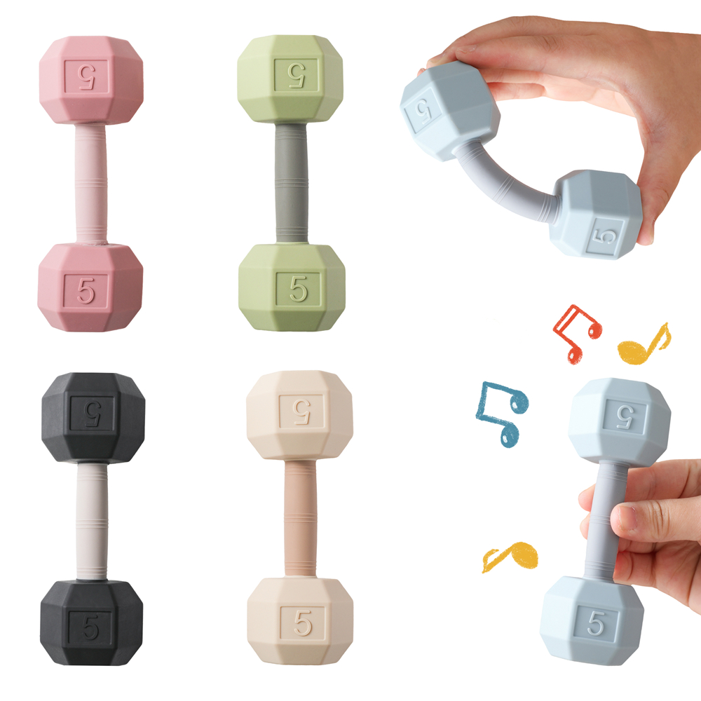 Baby Silicone Dumbbell Teether - Baby Food Teether ulasan dan harga
