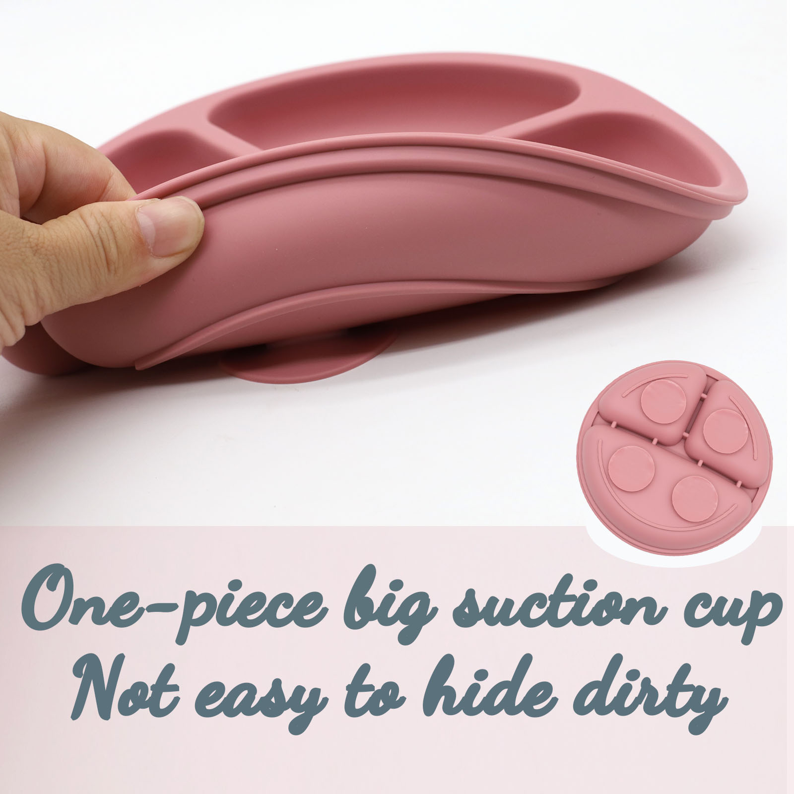 Food grade silicone split plat - Baby Food Dinner ulasan dan harga